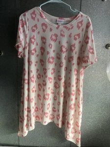 Lularoe Kurzarm Farbe Orange und Weiß Größe L - Bild 1 von 18