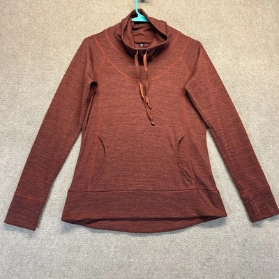 Pullover KUHL Lea para mujer XS borgoña cuello capucha pulóver tejido ligero 4186 Foto 1 de 4