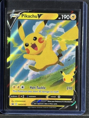 Pikachu V #SWSH143 SWSH: Sword & Shield Promo Cards 250001 - Image 1 of 2