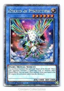 Herald of Perfection RA03-EN237 - Quarter Century Rare - YuGiOh Card - Foto 1 di 2