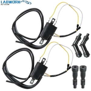 Ignition Coils & Spark Plug Caps For Honda Four CB750 CB750A F/K 1969 1970-1978 - Picture 1 of 8