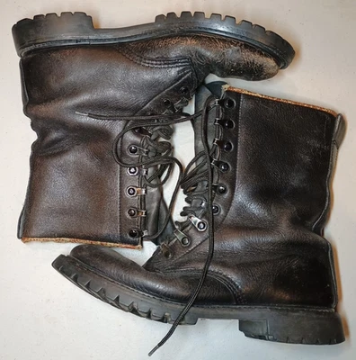 Botas de couro de combate vintage com isolamento térmico MatterHorn tamanho 8 DMS militar dos EUA - Imagem 1 de 4