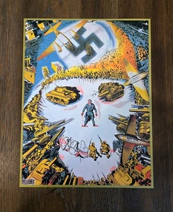 Tarjetas coleccionables de propaganda de la Segunda Guerra Mundial 1992 hoja promocional cosas toba folleto edición diamante - Imagen 1 de 2