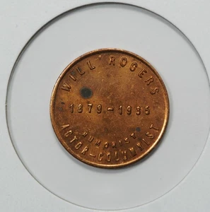 Will Rogers Humorist Actor Great Americans US Bicentennial Token - Picture 1 of 2