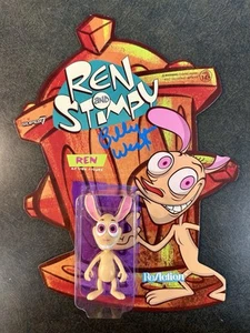 BILLY WEST Signed Ren And Stimpy Ren Hoek Super7 ReAction Figure W/ Beckett COA - Picture 1 of 9