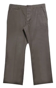 Banana Republic lässige graubraune Knopfleiste gerades Bein Hose, Größe 38 x 30 - Bild 1 von 4