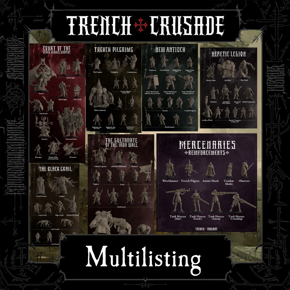 Trench Crusade - Complete Army Multilisting - Image 1 of 1