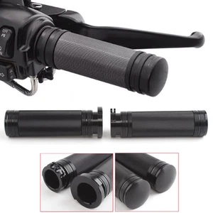 1" Motorcycle Handlebar Hand Grips For  Harley Sportster Heritage Street Glide - Foto 1 di 13
