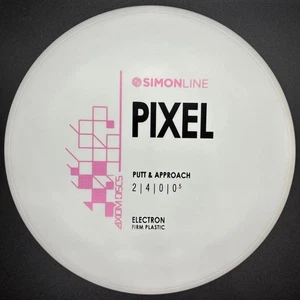 MVP Axiom Electron Firm Pixel - Simon’s WHITE-on-WHITE Pink Variant - Disc Golf - Picture 1 of 13