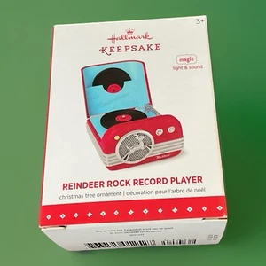 2015 RENTIER ROCK Plattenspieler PUNZE Weihnachtsschmuck Licht Sound - Bild 1 von 1