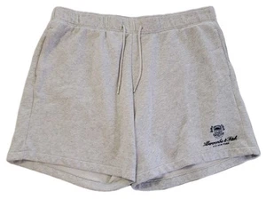 Abercrombie Fitch Kordelzug Active Fleece Shorts Herren XXL hellgrau relaxed - Bild 1 von 4