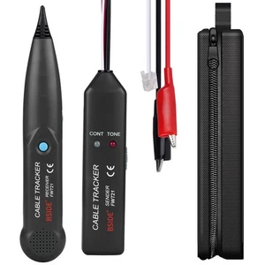 FWT21 Téléphone Fil Tracker RJ11 Câble Traceur Testeur Ligne Finder Tonalité - Photo 1/5