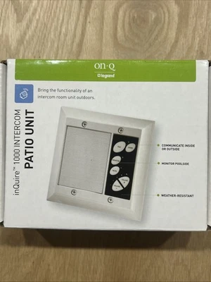 Unidad de patio Legrand On-Q/GreyFox F7641 acero inoxidable cepillado nueva inQuire 1000 Foto 1 de 4