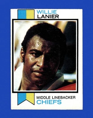 1973 Topps Set-Break #410 Willie Lanier NR-MINT *GMCARDS* - Image 1 of 2