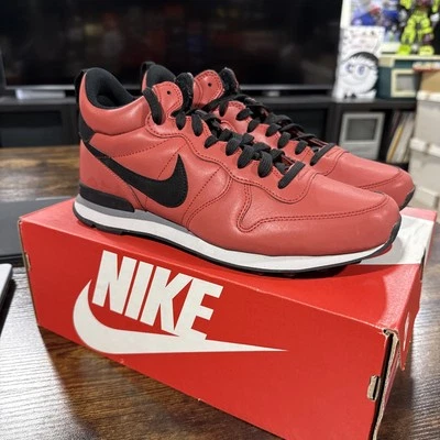  Tênis Nike Internationalist Qs vermelho médio masculino tamanho 9.5 raro 696424-600  - Imagem 1 de 4
