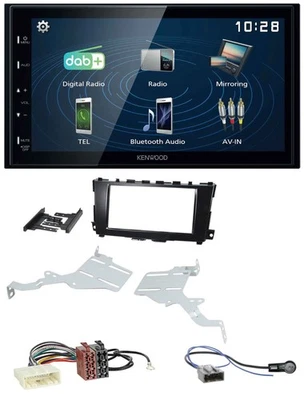 Kenwood 2DIN Bluetooth MP3 USB DAB Autoradio für Nissan Altima 2013-2018 - Bild 1 von 4