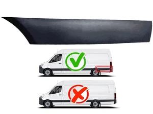 Fits 2019-2024 Mercedes Sprinter 2500-3500 Extended Rear Left Side Body Trim - Foto 1 di 6