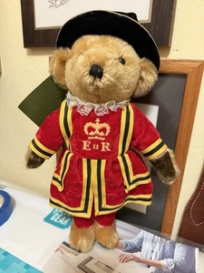 Vintage Harrods Royal Guard Beefeater Mohair Bär Merrythought England 12 Zoll Neu! - Bild 1 von 5