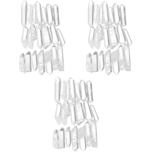  3 Count Polierte Steine Deko Kristalle Handwerksbehörden Dekorative - Bild 1 von 12