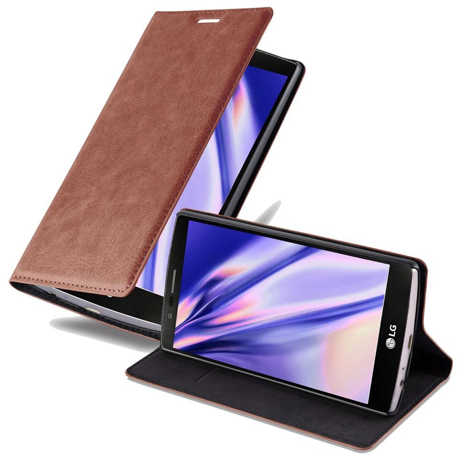 Custodia per LG G4 / G4 PLUS Portafoglio Cover Ecopelle Magnetica Libro - Immagine 1 di 1