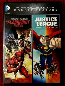 Justice League : Flashpoint Paradox / Crisis on Two Earths (DVD 2016 VG) - Imagen 1 de 4