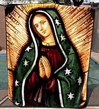 Blessed Mary Soft Fleece Throw Blanket 4' x 5'