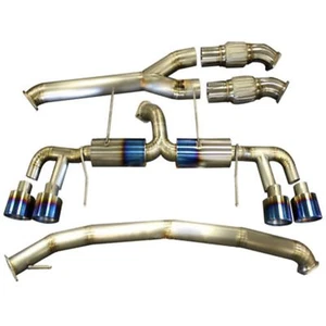 Full 3" Titanium Exhaust System for 2009-18 Nissan Skyline R35 GTR GT-R VR38DETT - Picture 1 of 4