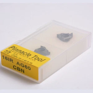 4pc16IR AG60 CBN Threading Insert High hardness CNC Boron Nitride Diamond Insert - Picture 1 of 3