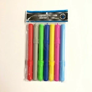 Tungsten Electrode Storage Tube Set Blue Demon 7 Piece - Picture 1 of 3