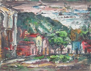 Rudolph J Schmidt Original Oil Painting 1963 - "San Miguel Mexico" - Picture 1 of 2