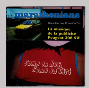 CD SINGLE (SEALED) MARATHONIANS COME ON BOY COME ON GIRL(PUB PEUGEOT) - Imagen 1 de 2