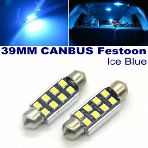 4x 38MM 39MM Festoon Dome Light 2835 8LEDs Reading Lamp Number Plate Bulb CANBUS - Picture 1 of 8