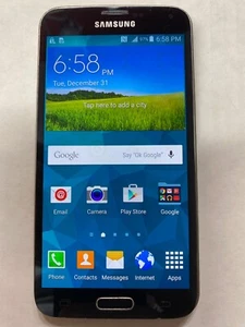 3 of Samsung Galaxy S5 LCD Digitizer with Home Button Flex Black with SBI - Picture 1 of 5