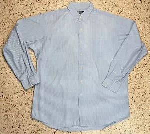 Polo by Ralph Lauren Merrin Men Button Up Long Sleeve Striped Dress Shirt Size L - Picture 1 of 8