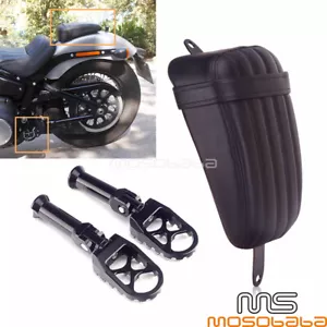 FootPegs Kit & Rear Seat Cushion For Harley Fat Boy FLFB Fat Boy 114 FLFBS 18-20 - Bild 1 von 12