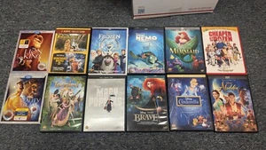 12 Lot DVDs With 2 Blu Ray Kid And Disney Movies - Picture 1 of 2