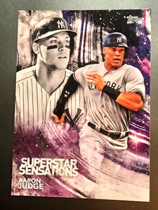 AARON JUDGE-2018 TOPPS SUPERSTAR SENSATIONS INSERT ⚾️ BASEBALL CARD-NY YANKEES - Picture 1 of 1