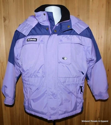 Columbia Tectonite Púrpura Azul Cálido Invierno Nieve Chaqueta Abrigo Mujer 14/16 Foto 1 de 4