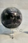 Beautiful Rainbow Fluorite Crystal Ball Sphere Globe 50mm With Stand