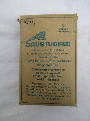 KETTENBACH Saugtupfer Keilform  Zahnmedizin Zahntechnik 1944-1955 • 10.73€