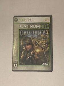 Call of Duty 3 -- Platinum Hits (Xbox 360) |Bonus Disk,Tested,VeryGoodCondition 