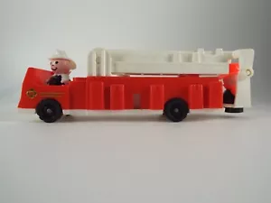 Camión de bomberos vintage Fisher Price Little People y dos figuras - Imagen 1 de 5