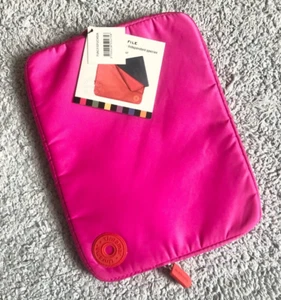 NEUF TINTAMAR Fuchsia Pochette tablette iPad galaxy Samsung en nylon imperméable - Photo 1/8