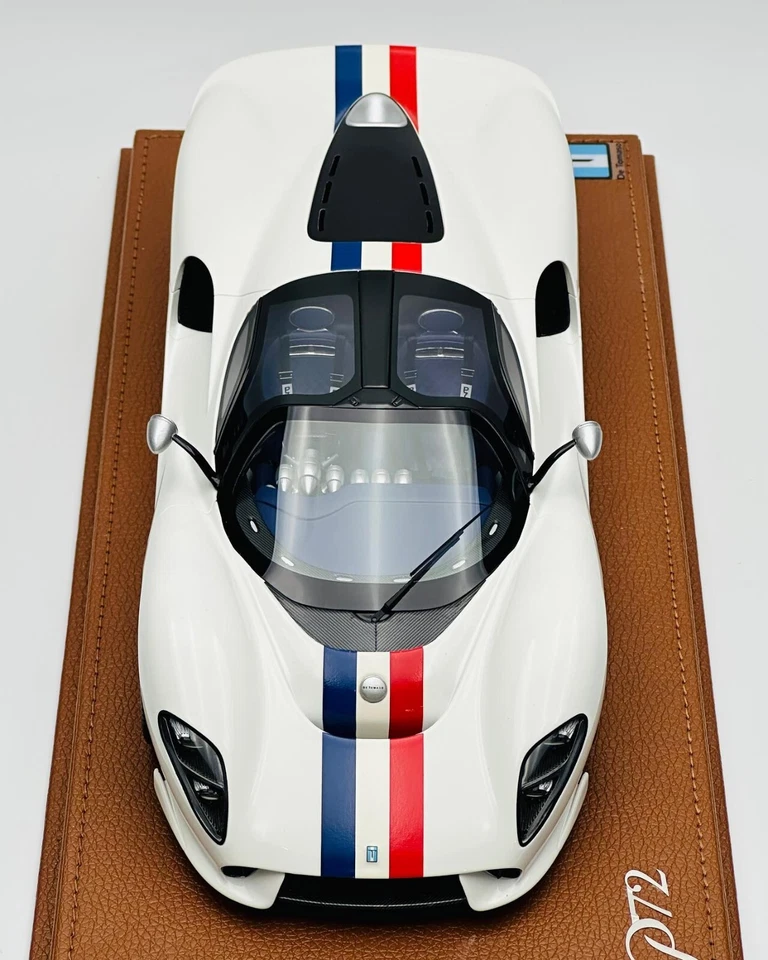 1/18 Peako #83803 DeTomaso P72 Lemans Modelo Clásico Blanco Brillo Limitado 200 piezas Foto 1 de 1