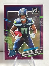 Jaxon Smith-Njigba 2023 Panini Donruss Rated Rookie Stat Line #/85 Seattle