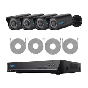 Reolink 4K Überwachungskamera Set 8CH 2TB HDD NVR für 24/7 Aufzeichnungen H.265 - Bild 1 von 12