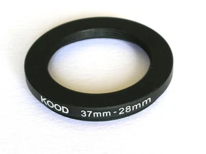 STEP DOWN ADAPTER 37MM-28MM STEPPING RING 37MM TO 28MM 37-28 FILTER ADAPTER - Picture 1 of 1