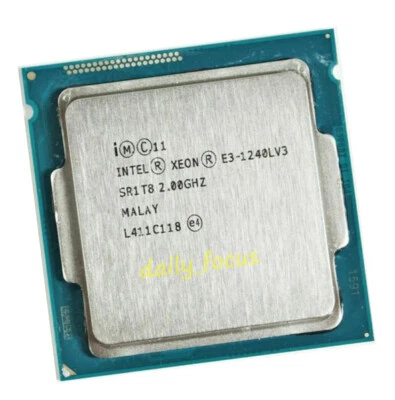 Intel Xeon E3-1240L V3 2 GHz LGA1150 4 cores SR1T8 CPU Processor 8 MB - Image 1 of 4