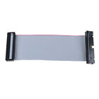 IDE 40Pin Male to female pata hard drive hdd extension flat ribbon cable 5inc-hf