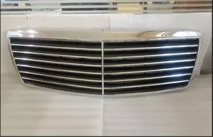 1991-1998 for Mercedes S320 S420 S500 W140 Black Grille Chrome Frame Sedan only - Picture 1 of 9
